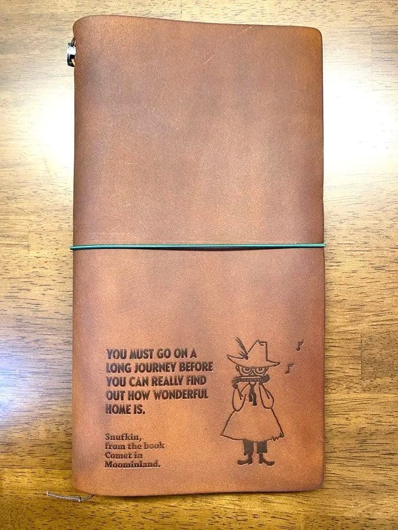 TRAVELER'S notebook MOOMIN Snufkin Snoozemriken collaboration Used