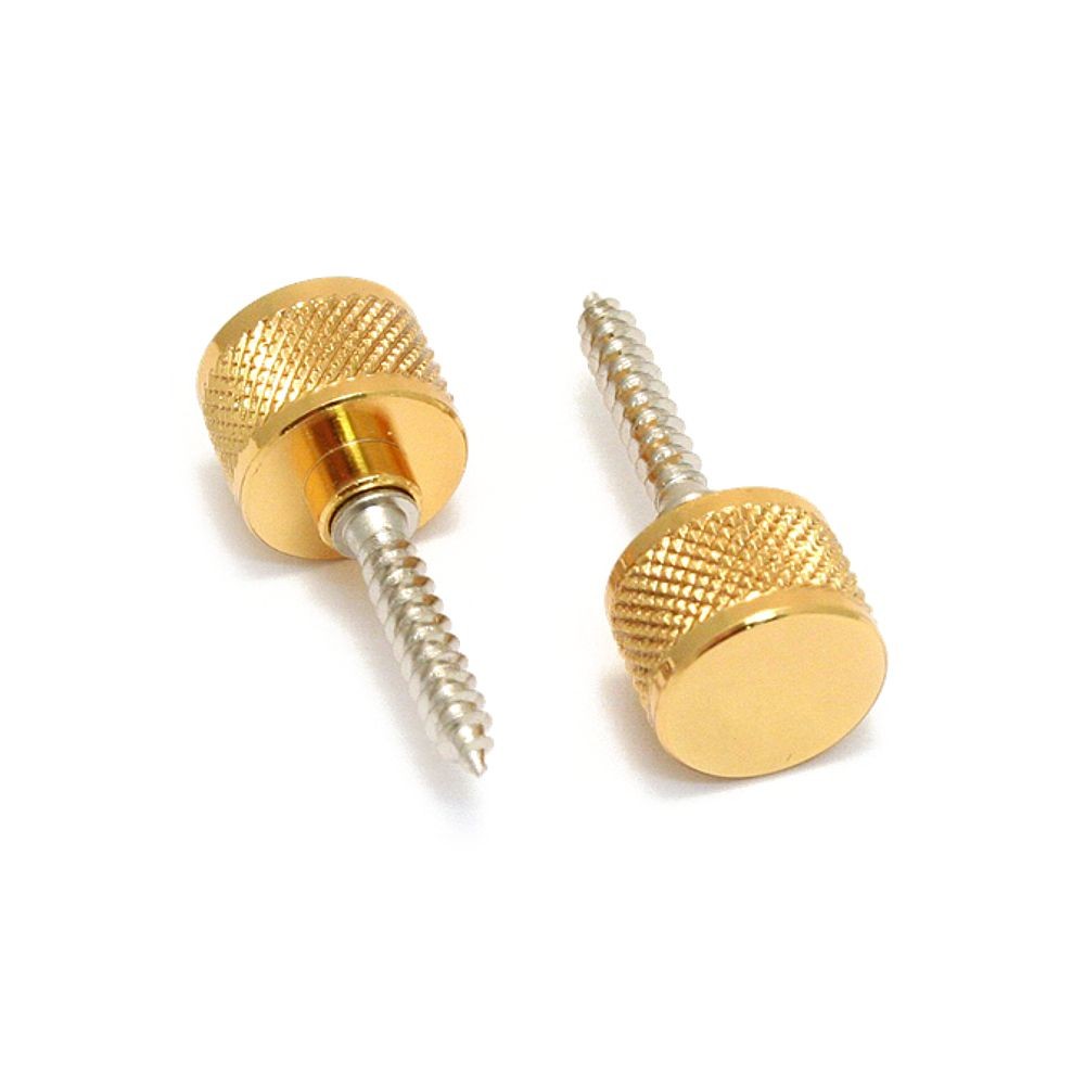 Gretsch Strap Buttons / Strap Locks Set of 2 (Gold)