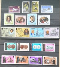 Jersey 1971 - 1977 collection of 5 MH sets of stamps
