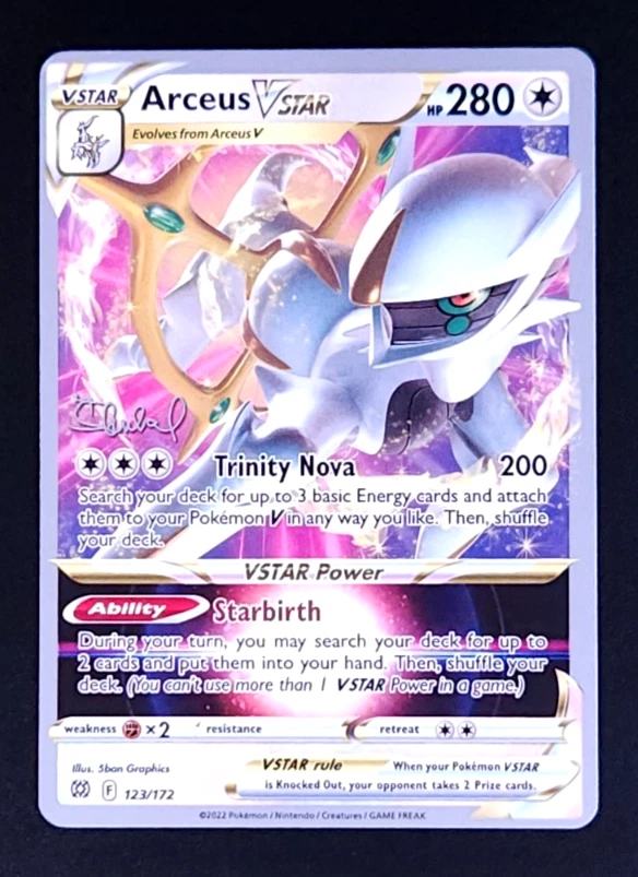 Arceus VSTAR 123/172 Prize Pack Series Cards for sale | eBay