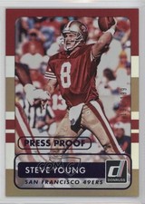 2015 Panini Donruss Press Proof Purple 190/199 Steve Young #183 HOF 0k0