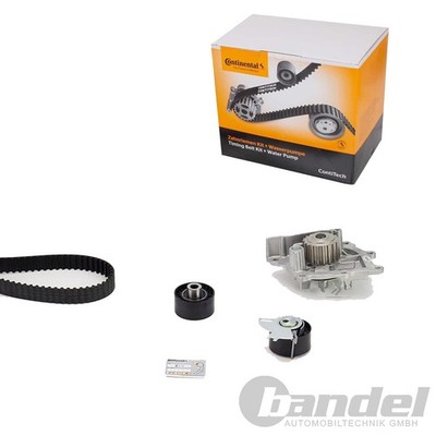 CONTINENTAL WASSERPUMPE + ZAHNRIEMENSATZ passend für CITROËN C-CROSSER C5 C6 C8