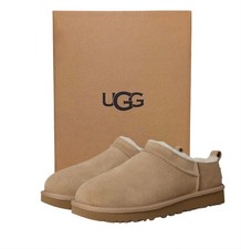 New in Original Box 100 UGG Brand Classic Micro Women's Boots Shoes Sand Beige