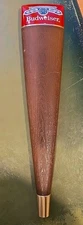 VTG Budweiser Beer Tap Handle 12 1/4" Plastic Wood Look USA ANHEUSER BUSCH