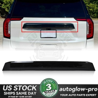 For 2021 2022 2023 2024 GMC Yukon Rear Closure Center Panel Applique Gloss Black