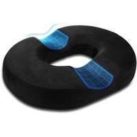Donut Sitzkissen Ergonomisch Ringkissen BüRo Zuhause Schwarz 45 Cm