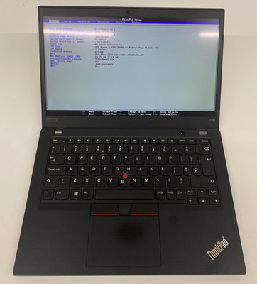 Lenovo ThinkPad X395 13'' Ryzen 5 PRO 8GB RAM 256GB NVMe Grade C GBR schwarz