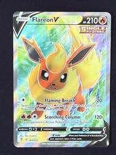 Flareon V 169/203 Evolving Skies Full Art Ultra Rare Holo Pokemon 2021 NM on eBay