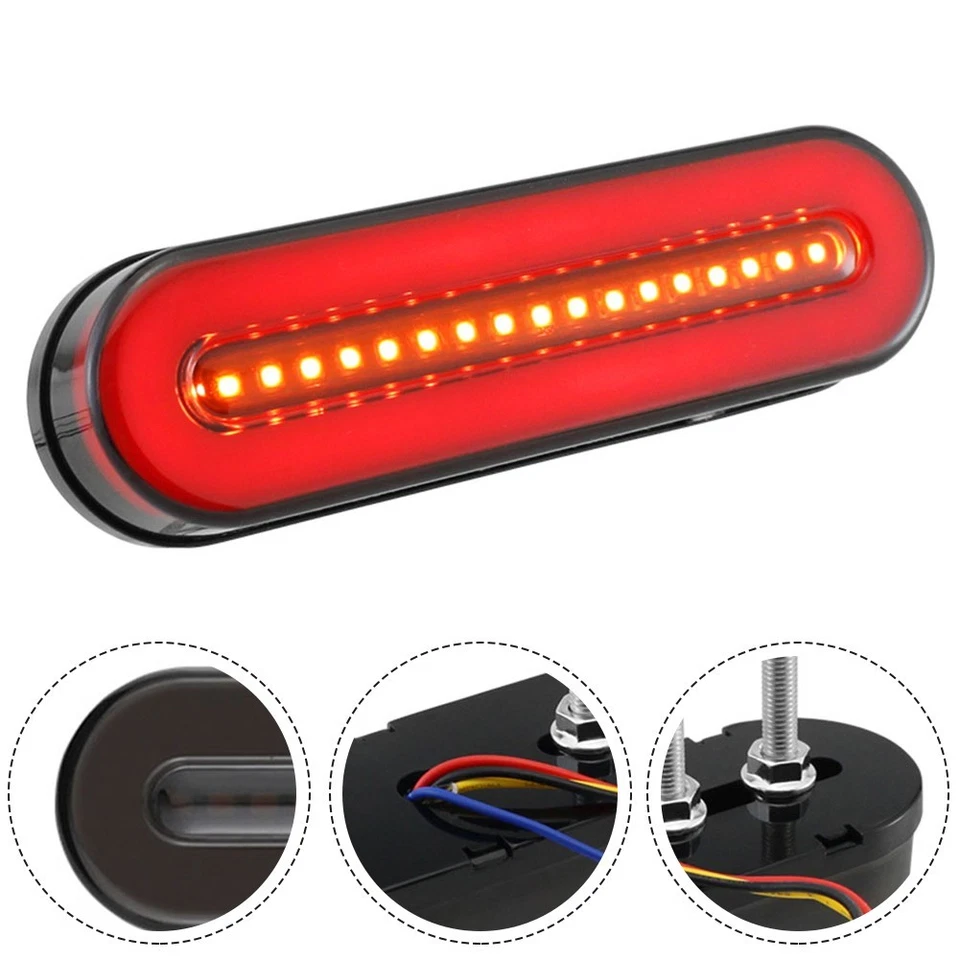 Premium Motorcycle LED Running Light Bar Easy Installation Waterproof Design - Image 2 of 4