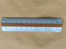 Vittorio Martini Epoca  Decimetro Legno Anni 60 Disegno Tecnico 10 CM Righello