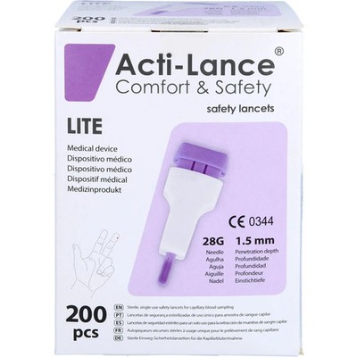 Sicherheits-lanzetten Acti-lance Lite 28 g 200St - PZN 17627861
