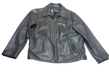 Eddie Bauer Legend Stine Leather Jacket Women's Dark Brown Biker Size Small