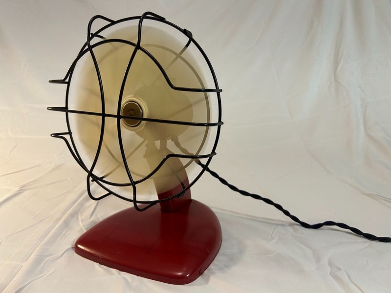 Vintage / Antique 50s 60s Fan Fanmaster Model 47846 Red – Refurbished/Working