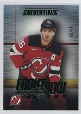2025-26 Upper Deck Credentials Front Row Talent Green 44/99 Jack Hughes 18tk