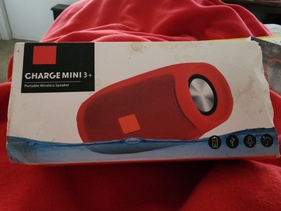 NEW Charge Mini 3+ Portable Wireless Speaker Rechargeable PLUS FREE CABLE