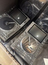 Pair Of Denon Sc6000m Decks With Boxes Leads And Decksavers