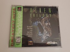Alien Trilogy PS1 Acclaim Shooter Survival Horror M NTSC-U/C Greatest Hits Cib