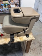 1999-2001 Ford F250 F350 F450 Super Duty Front Tan Leather Jump Seat Lariat Oem 1999-2001 Ford F250 F350 F450 Super Duty Front Tan Leather Jump Seat Lariat Oem