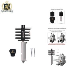 A1 Mini Upgrade Hotend Kit with 0.8mm Steel Nozzle for Enhanced 3D Printing