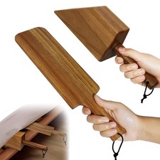 Acacia Wood Mattress Lifter Tool for Changing Sheets, Easy Lever-Action Lift ...