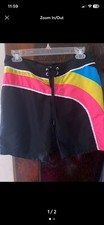 Ocean Pacific Vintage 90s board shorts Sz S 3/5