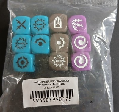 GW Warhammer Underworlds Wintermaw Würfel Pack Brandneu & Ungeöffnet