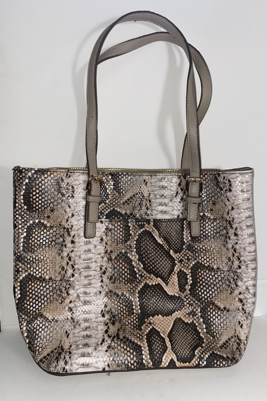 Anne Klein Soft Python Shoulder Bag - image 2