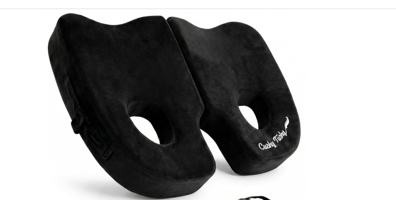 Cushy Tushy Premium Foldable Travel Seat Cushion for Relief of Lower Back Preown