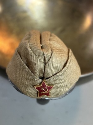 1/6th Scale Soviet Soldiers Summer Overseas Hat with Star Insignia