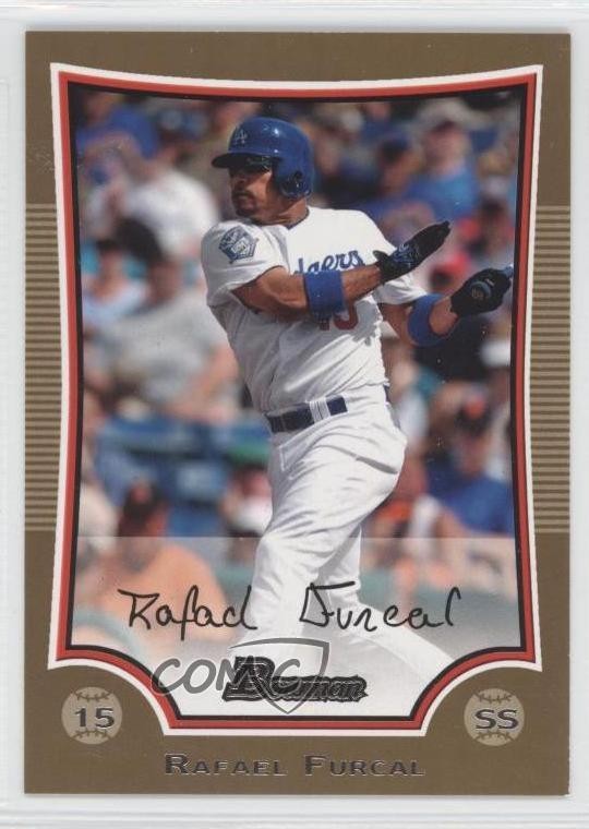 2009 Bowman Gold Rafael Furcal #120 7x1