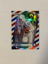 2024 Panini Prizm, Lenny Moore, Red White & Blue Prizm, Baltimore Colts #296