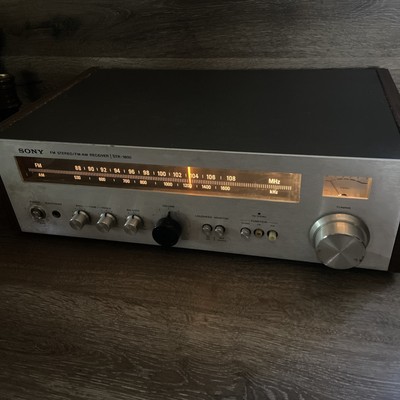 VINTAGE RARE Sony STR-1800 AM/FM Stereo Receiver Phono/Cassette Input Read