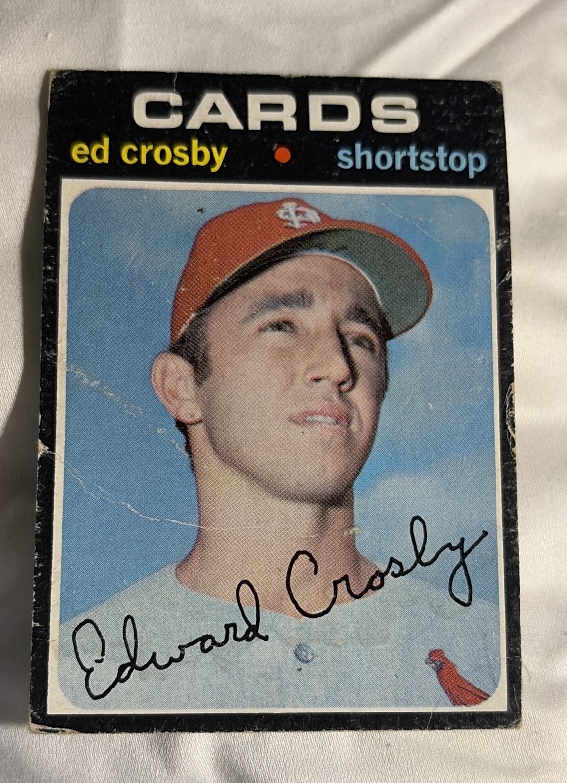 1971 Topps - High # Ed Crosby #672 (RC) St. Louis Cardinals