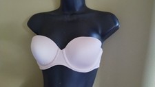 BODY BY VICTORIA'S SECRET STRAPLESS BRA 34 C Beige