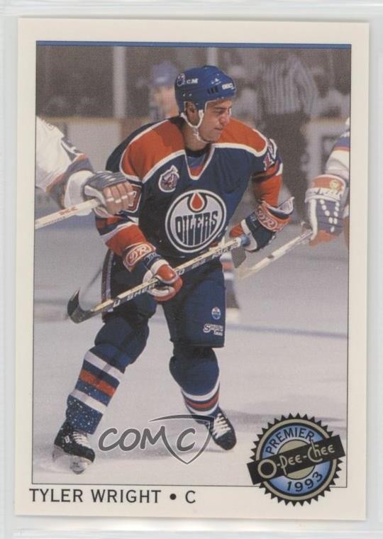 1992-93 O-Pee-Chee Premier Tyler Wright #32 6kn