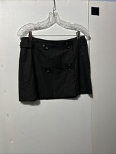 Y2K Black Mini Skirt Preppy Size 4 GAP