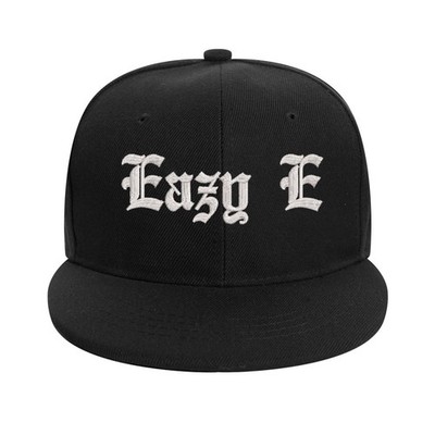 Eazy E embroidered snapback flat bill cap hat