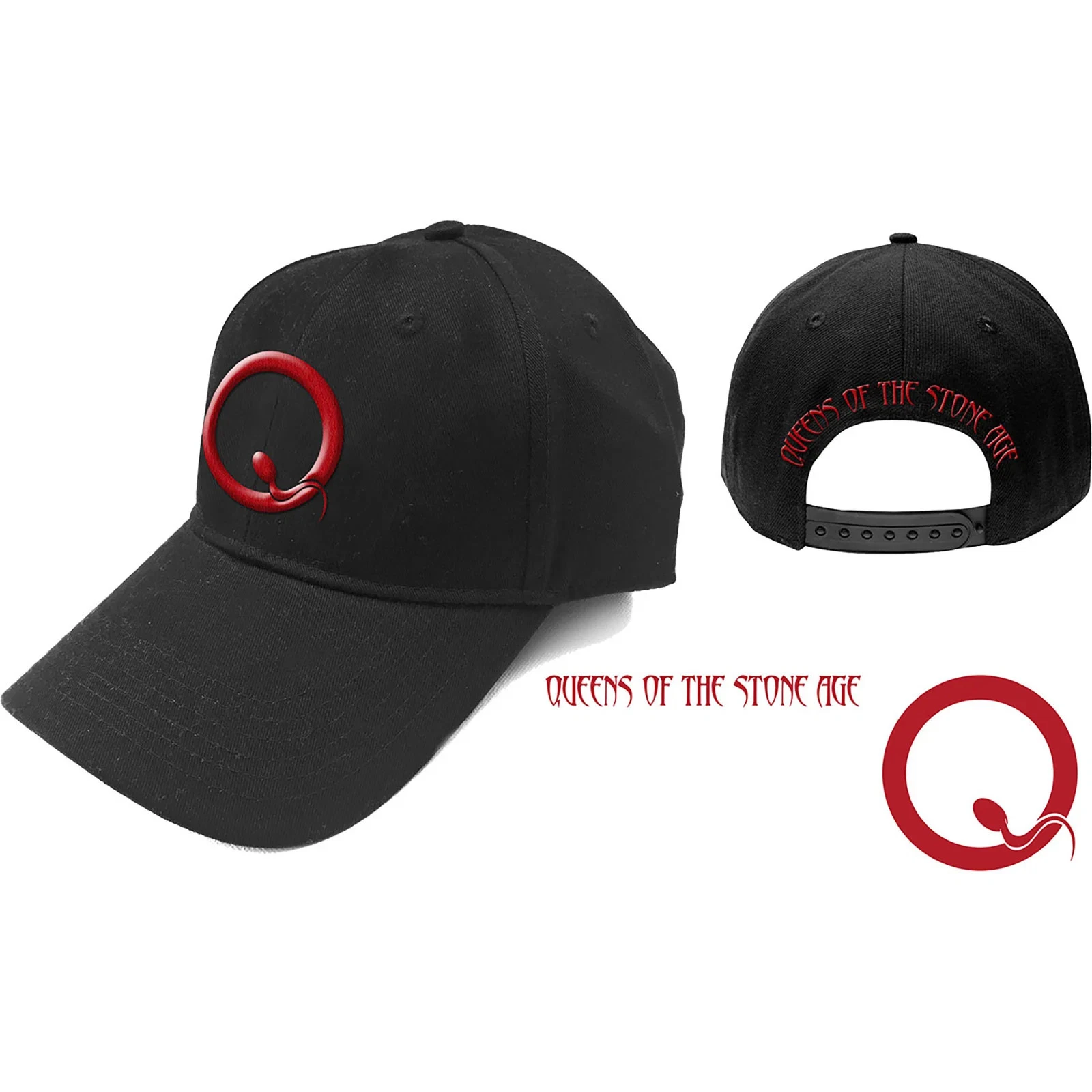 Queens Of The Stone Age Baseball Cap: Q Logo OFFICIAL NEW