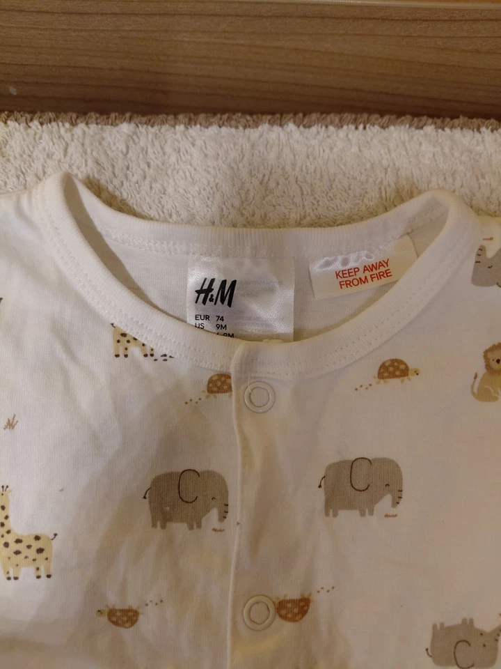 Schlafanzug Baby Größe 74 Sommer - Bild 4 von 4