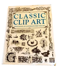 Classic Clip Art  Paperback  Random House  Thousands of Images  Good Condition
