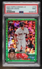 2023 Chrome Logofractor Edition Green Refractor 20/99 Triston Casas PSA 9 03ow