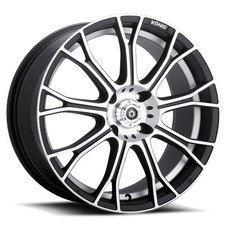Mounted - Konig Swurve 19x9.5 5x114.3 Et25 Black Machine Face Machined Undercut Mounted - Konig Swurve 19x9.5 5x114.3 Et25 Black Machine Face Machined Undercut
