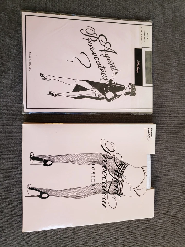 Medias Agent Provocateur Europa Hold Up blancas talla 2 y originales negras talla B Foto 2 de 4