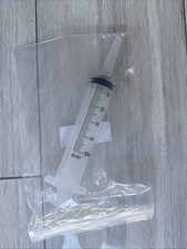 50ml Plastic Syringe With Cap , Large Syringe Without Needle 10 Count 