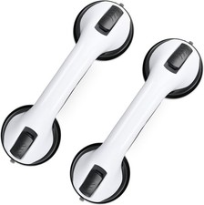 Grab Bars for Bathtubs and Showers, 2 Pack Shower Handle 12 Inch Strong Suction