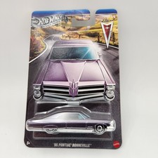 HOT WHEELS 🛞.. 65 PONTIAC BONNEVILLE.. SILVER SERIES.. 3 OF 5. GRT01 Mattel NEW