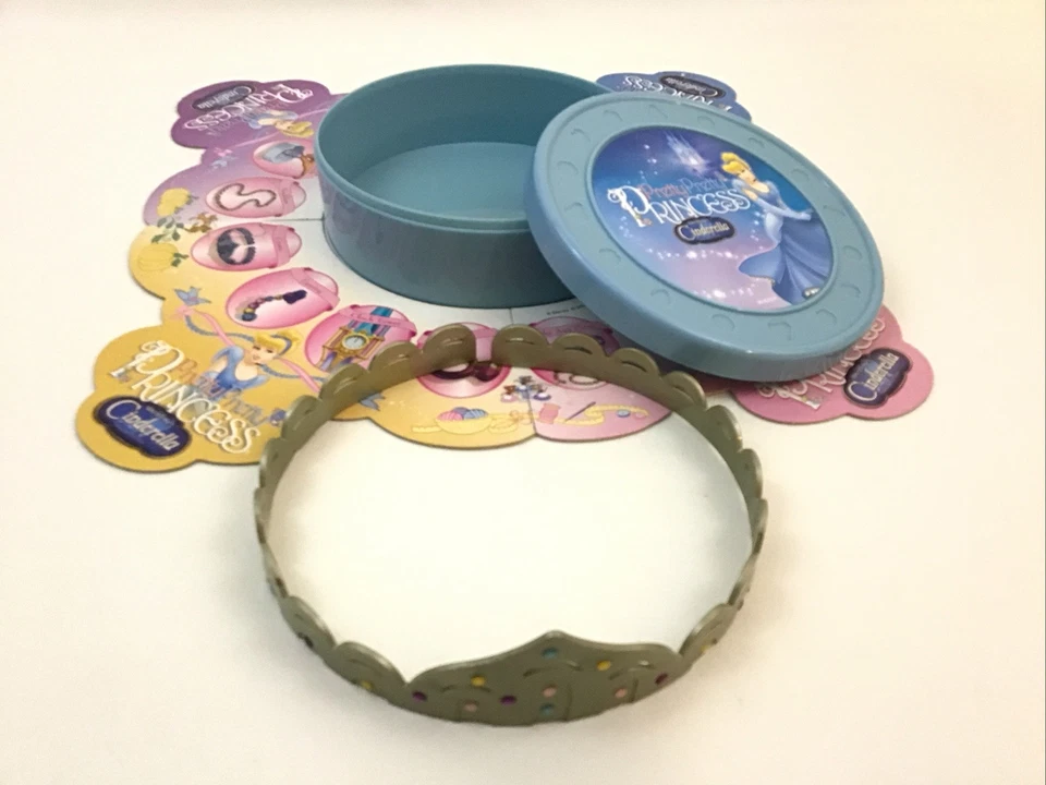 Pretty Pretty Princess Cinderella Juego Repuesto 4 Piezas Tablero Corona Joyero Foto 2 de 4