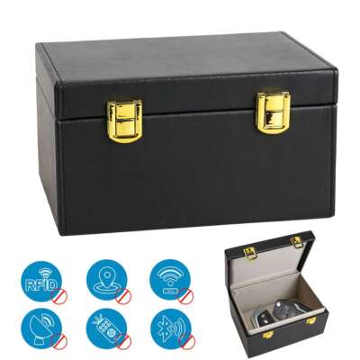 Keyless Car Key Blocker Box Signal Faraday Box Safety Blocking Pouch Anti-Theft