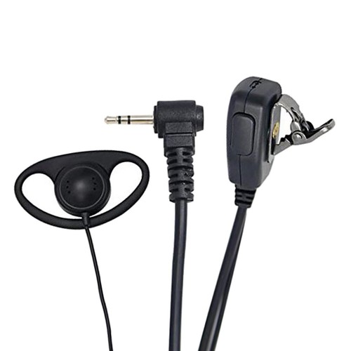 Walkie Talkie Earpiece Earphone with Mic PTT for T5428 FR50 6220 - Zdjęcie 2 z 9
