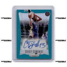 2024 Panini Prizm WNBA - Throwback Teal #TB-CO Chiney Ogwumike Auto /35